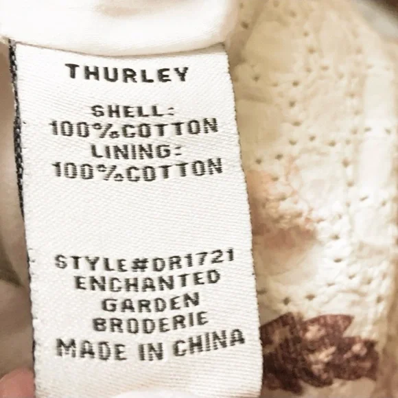 Thurley Enchanted Garden Broderie Dress Size 2 - Picture 9 of 14